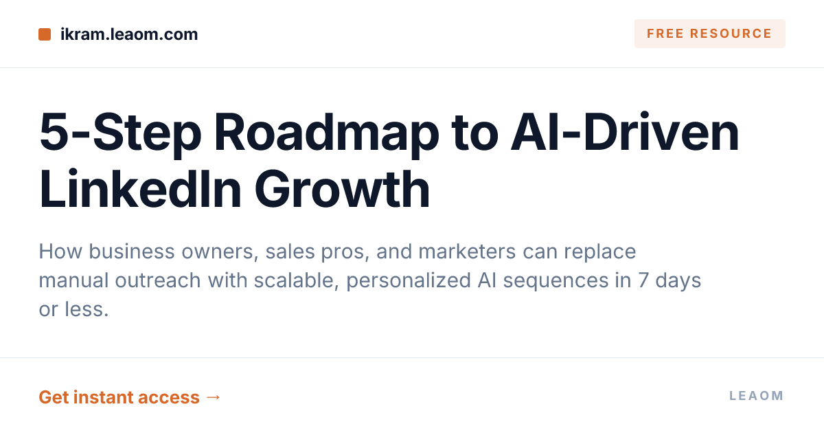 5-Step Roadmap to AI-Driven LinkedIn Growth